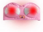 Electric Breast Massager Far Infrared Heated Chest Enlargement Stimulator Massage Enhancer Bra