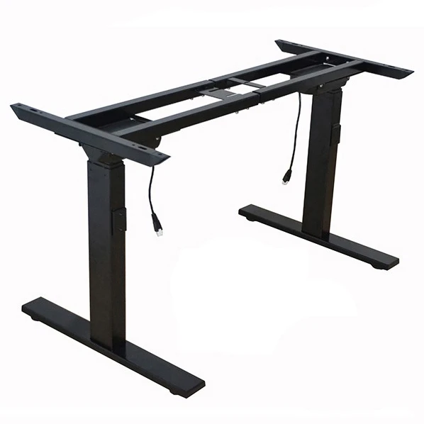 electric height adjustable table leg electric lift sit or standing desk frame&motorized standing gaming computer desk metal legs