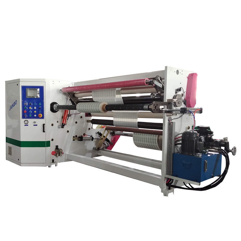 electric motor coil house aluminum foil tape plastic cling window film toilet paper roll rewinding converting machine price