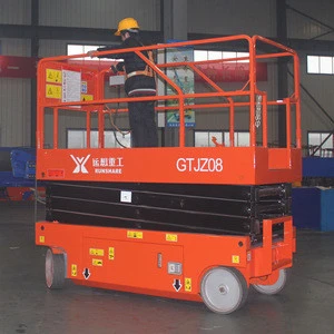 Electric work platform scissor working platform lift table self-propelled lifters with CE