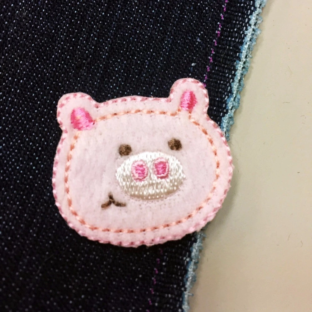 Embroideried Pig Patches Cute Iron On Patch