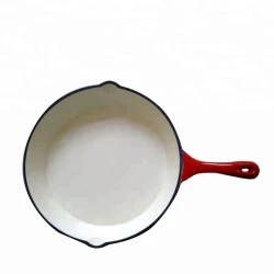 Enamel cast iron frying pan/skillet