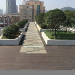 Environmental Friendly Dark Carbonized Strand Woven Bamboo Outdoor Decking