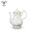 Import Europe style vintage coffee set fine bone china flower decaled ceramic tea set of 15pcs from China