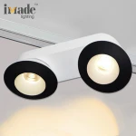Exhibition 1553LM COB Adjustable 2*15W LED Track lights