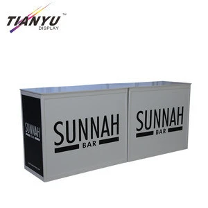 Exhibition display promotional counter trade show table for advertising