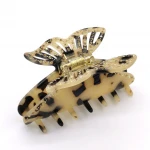 Export high-end quality New design ins Butterfly rhinestone acetate hair claw