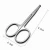 Import Eyebrow Trimmer Silver makeup Round Head Eyelash Scissor from China