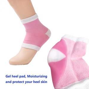 Fabric SPA Moisturize Heel Protector Foot Gel Socks For Foot Care cracked skin