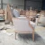 Import Factory best selling French country wing oak whitewashed linen event rental chair furniture from China