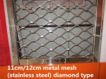 factory cheap 201/304 stainless steel metal grill roller shutter door warehouse security iron grille rolling up door