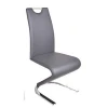 Factory Cheap Latest Modern Design Z Shape PU Leather Stainless Steel Dining Chair Office Chair Meeting Chair Popular