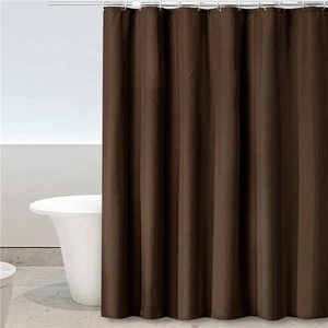 Factory custom polyester fabric bathroom products shower curtain