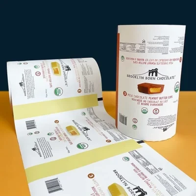 Factory Custom Printed Aluminum Foil Laminated Flexible Plastic Seal Roll Film Food Packaging Film