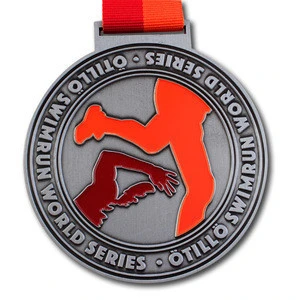 Factory Custom Souvenir Enamel Sport Runing Medals