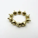 Factory direct sale 12mm silver metal decoration craft DIY making small bells Christmas decoration Jingle Bell