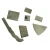 Import Factory direct sale tungsten carbide brazed tips tool parts from China