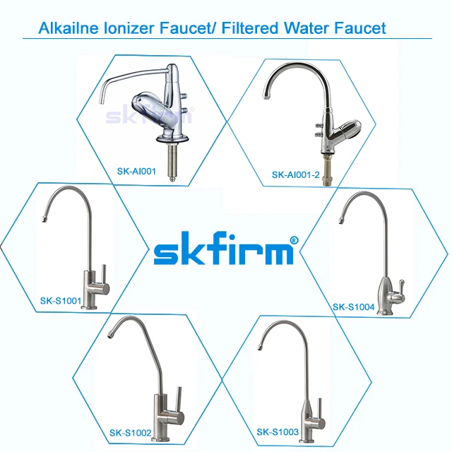 Factory Direct Sales Brass Chrome Plated Acid Alkaline Water Ionizer Faucet Tap