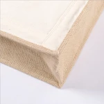 Factory Direct Sales Comfortable Durable Shopping Burlap Jute Tote Bag