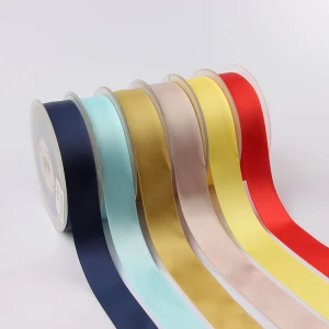 Factory direct supply wholesale satin ribbon good quality satin ribbon