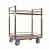 Import Factory Hot Sales 300 Kg Folding Double Wheel Platform Structure Dental Delivery Hand Stainless Steel Foldable Hand Truck Cart from China
