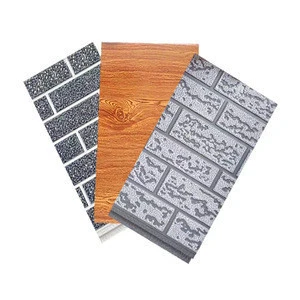 Factory hot sales easily to install insulation pu decorative wall panel sandwich