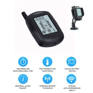 Factory Hot Tyre Pressure Monitoring System for Car, 4wd, Caravan, Van Truck bus tpms with 4 to 22 external sensors optional