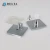 Import Factory made brass glass clamp clip 0 degree glass to wall bathroom Hardware from China