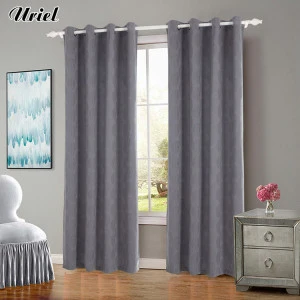 Factory price built-in American style polyester window valance curtains jacquard for living room