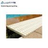 factory price swimming pool accessories PVC PPS ABS overflow grating for drain deck cover grill gutter grates in plastic