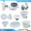 Factory product swimming pool accessories pool main drain with cover
