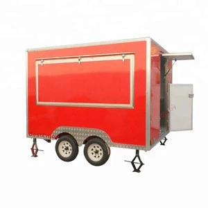 Factory sale chinese concession food cart commercial popcorn maker truck for