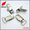 Factory supply custom metal suspender clip with logo for garments