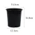 Import Factory Supply Round Black Outdoor Plant Pots Nursery Plastic Pots 1 Gallon Pot from China