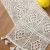 Import Factory universal retro cotton fancy white flower lace table runner for rectangle tables from China