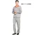 Import factory wholesale Cotton and polyester 2 pcs set workers overall uniforms for workers from China