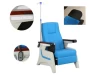 Fair price hospital infusion chair portable hospital recliner transfusion chair bed iv infusion chair with IV stand