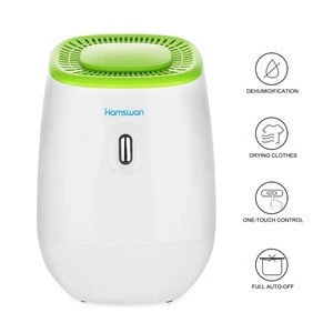 Family use 1.2 L water tank room air drying dehumidifier