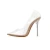 Import Fashion Crystal Clear Pvc Women Pumps Scarpe Con Tacco Sexy Hot Transparent High Heels from China