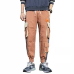 Fashion Multi Pocket Jogging Sweatpants  Harem Hip Pop Male Cargo Pants  Casual Trousers