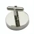 Import fashion quality accessories stainless steel blank round coin cufflinks custom cuff links holder for men from China