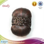 Fashion style top sale hair bun hairpiece fake chignon mixed color