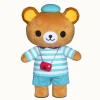 fashional teddy bear mascot costume with camera