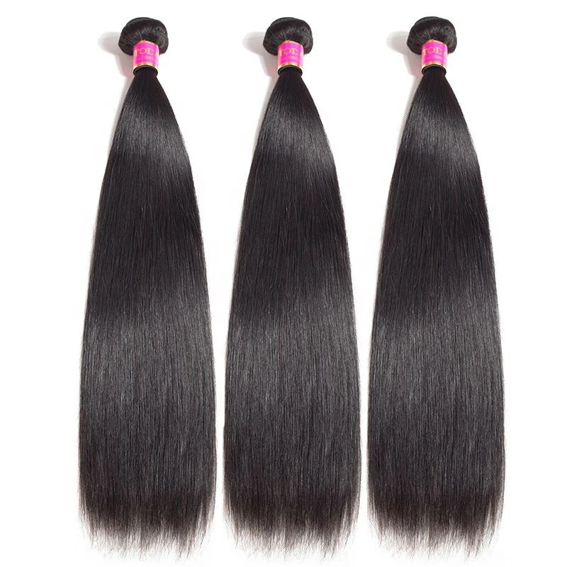 fengyingxiu  virgin cuticle aligned grade 12a brazilian hair bundles / human hair closure extension with factory wholesale price