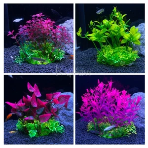 Fish Tank Underwater Decoration Water Grass Aquatic Plants Aquarium Artificial Flower Plants