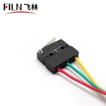 FL8-119 FILN momentary waterproof mirco switch micro switch with 20cm cable