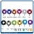 Import Flat Head Countersunk Colorful washer Aluminum Alloy Washer Electrical computer accessories Washer M2 M2.5 M3 M4 M5 from China