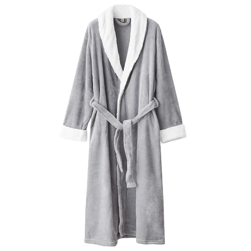 Fluffy Robes Women Flannel Warm Winter Soft Comfy Elegant Sleepwear For Women Pajamas