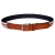 Import FM Brand Unisex Mens Casual Genuine Leather Tab Woven Fabric Mens Canvas Belt Fabric Tab & Buckle Belt from China