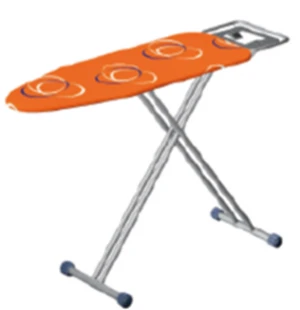 Foldable Big Size Mesh Top Ironing Board With Stable Iron Rest 100% Cotton Cover Ironing Board Foldable Ironing Board Home Use